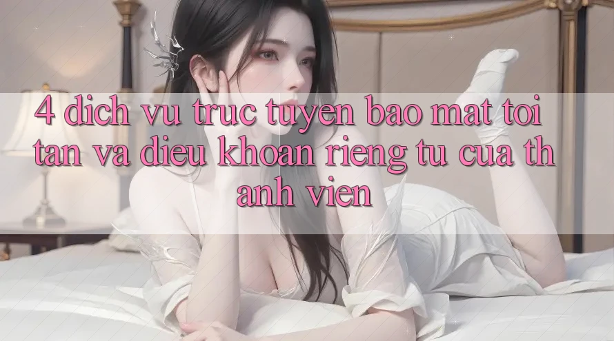 4. Dịch vụ trực tuyến Bảo Mật Tối Tân Và Điều khoản riêng tư Của Thành viên