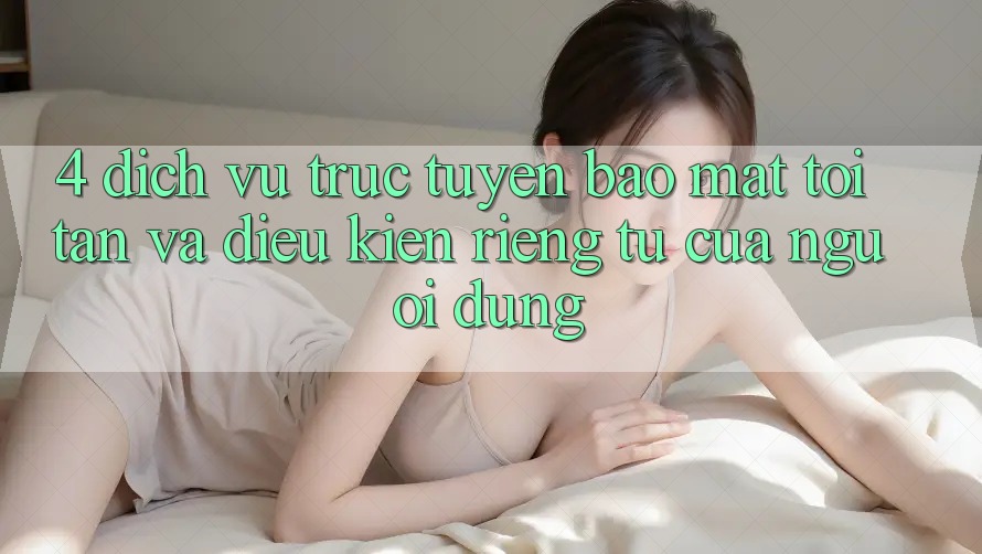 4. Dịch vụ trực tuyến Bảo Mật Tối Tân Và Điều kiện riêng tư Của Người Dùng