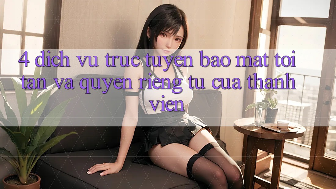 4. Dịch vụ trực tuyến Bảo Mật Tối Tân Và Quyền Riêng Tư Của Thành viên