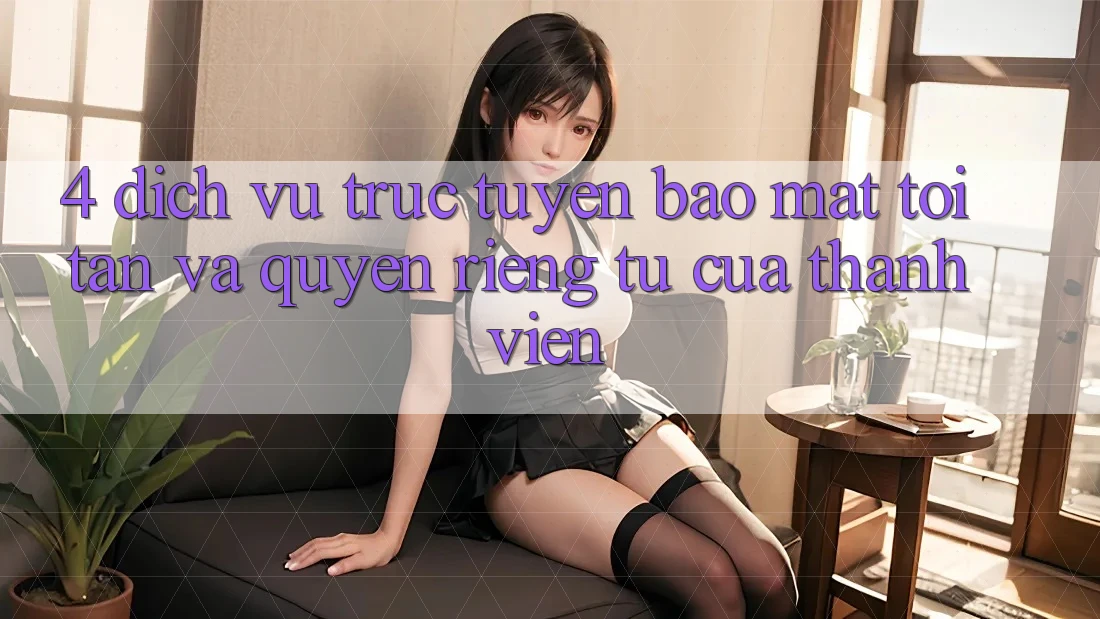 4. Dịch vụ trực tuyến Bảo Mật Tối Tân Và Quyền Riêng Tư Của Thành viên