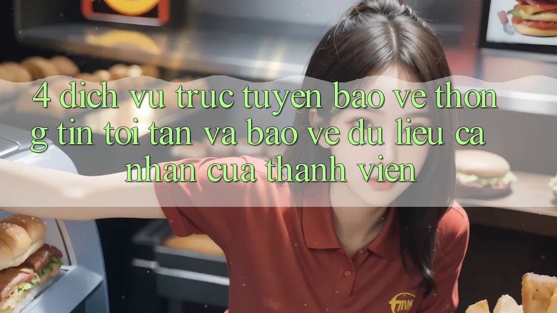 4. Dịch vụ trực tuyến Bảo vệ thông tin Tối Tân Và Bảo vệ dữ liệu cá nhân Của Thành viên