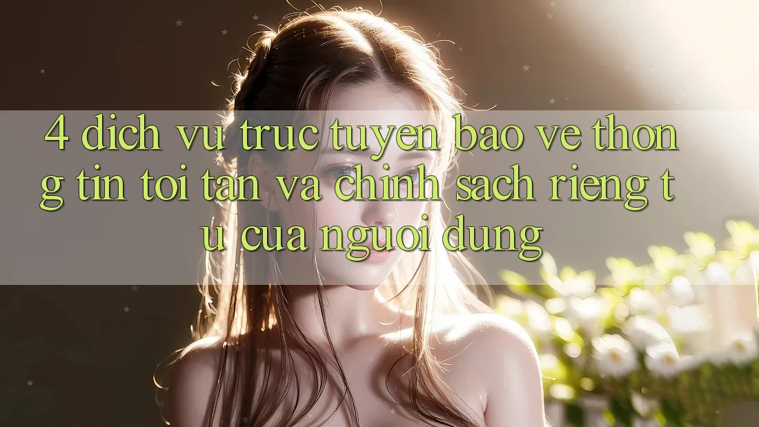4. Dịch vụ trực tuyến Bảo vệ thông tin Tối Tân Và Chính sách riêng tư Của Người Dùng