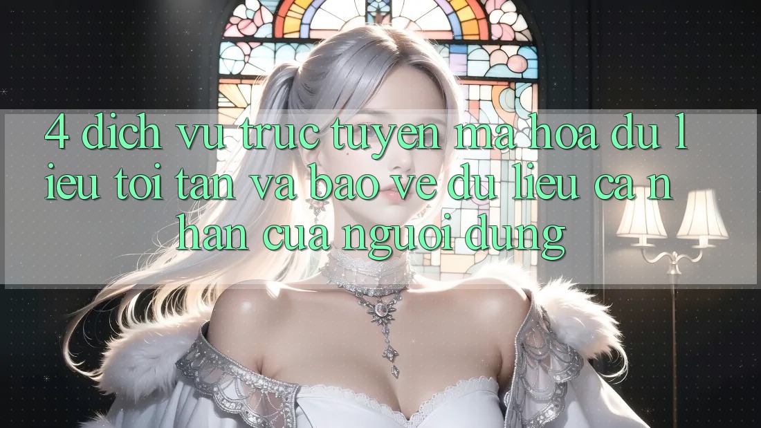 4. Dịch vụ trực tuyến Mã hóa dữ liệu Tối Tân Và Bảo vệ dữ liệu cá nhân Của Người Dùng