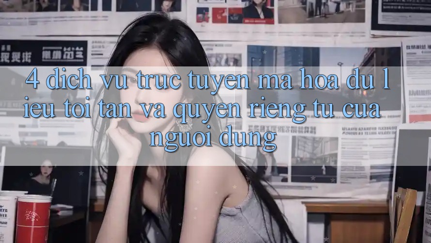 4. Dịch vụ trực tuyến Mã hóa dữ liệu Tối Tân Và Quyền Riêng Tư Của Người Dùng