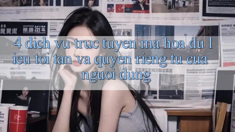 4. Dịch vụ trực tuyến Mã hóa dữ liệu Tối Tân Và Quyền Riêng Tư Của Người Dùng