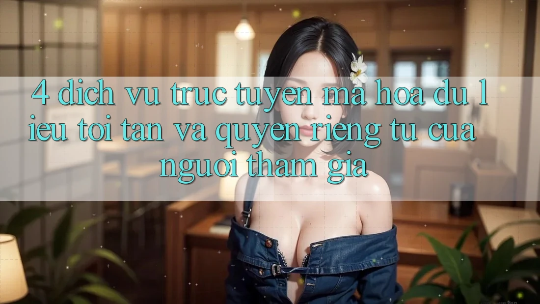 4. Dịch vụ trực tuyến Mã hóa dữ liệu Tối Tân Và Quyền riêng tư Của Người tham gia