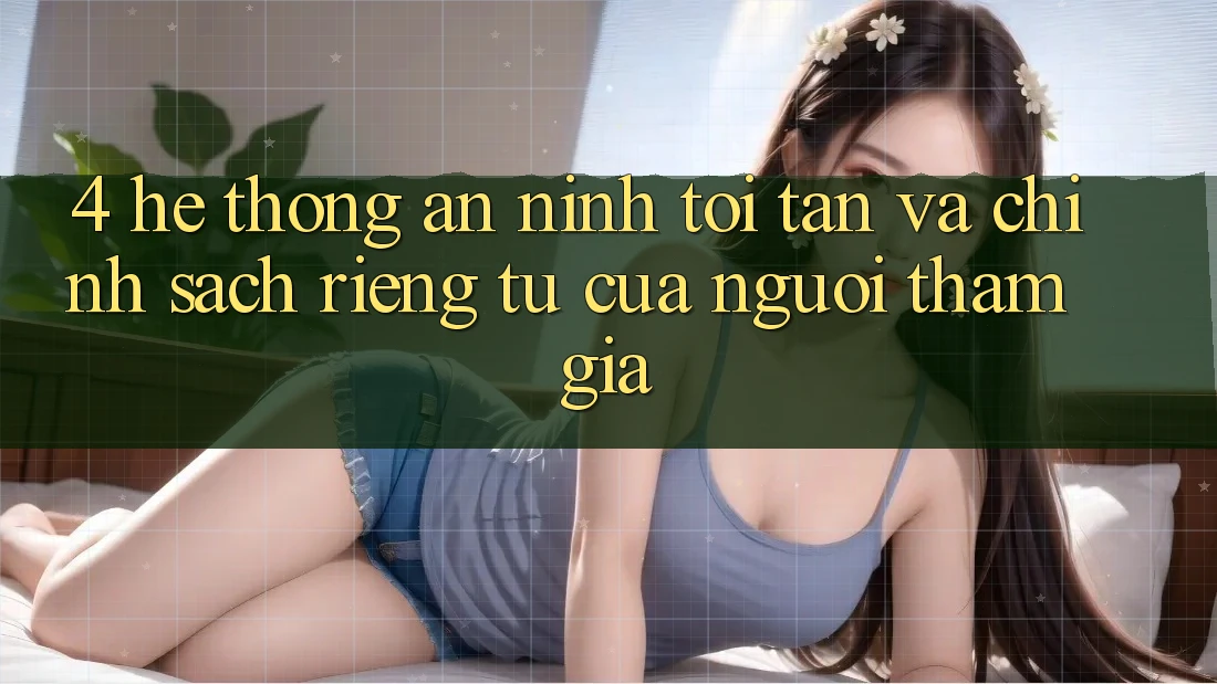 4. Hệ Thống An ninh Tối Tân Và Chính sách riêng tư Của Người tham gia