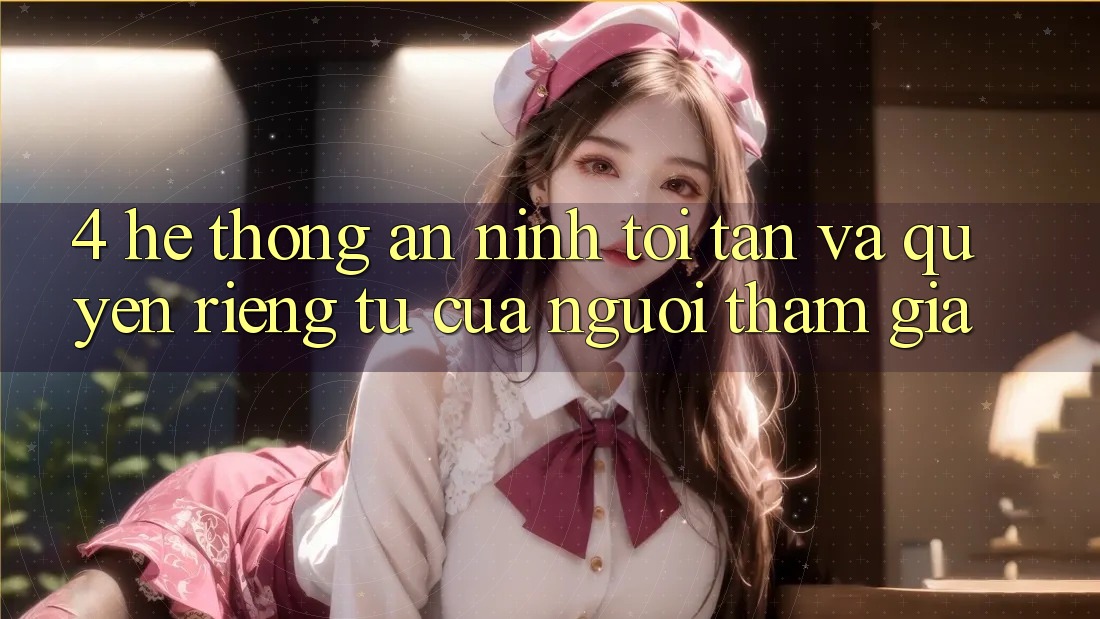 4. Hệ Thống An ninh Tối Tân Và Quyền Riêng Tư Của Người tham gia