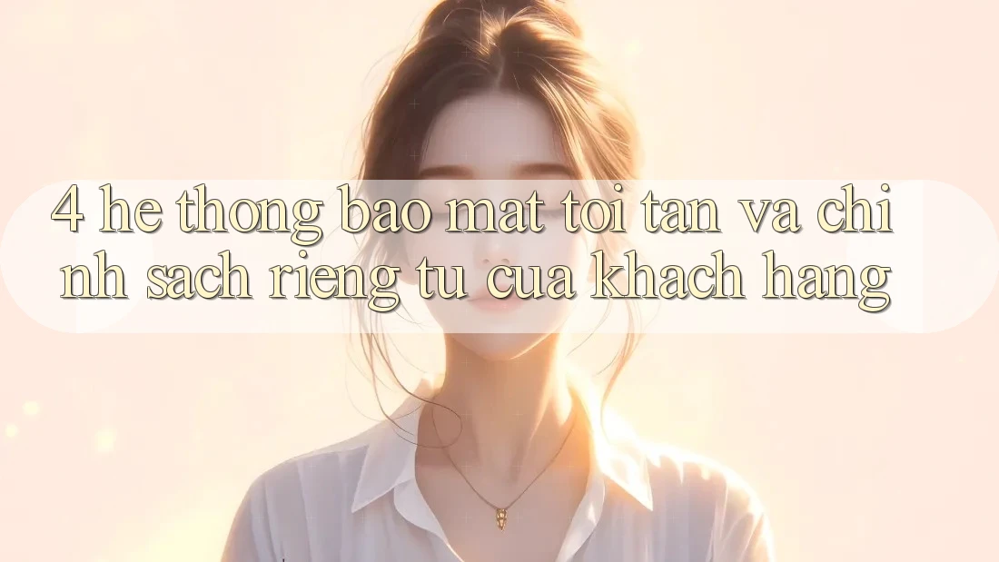 4. Hệ Thống Bảo Mật Tối Tân Và Chính sách riêng tư Của Khách hàng