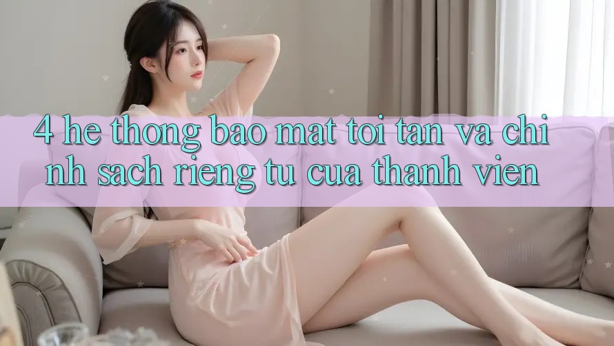 4. Hệ Thống Bảo Mật Tối Tân Và Chính sách riêng tư Của Thành viên