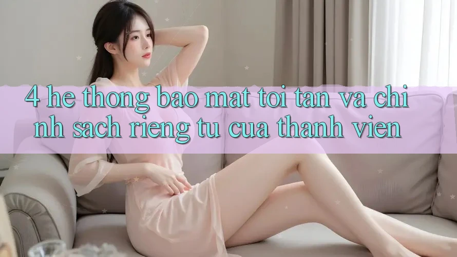 4. Hệ Thống Bảo Mật Tối Tân Và Chính sách riêng tư Của Thành viên 4. Hệ Thống Bảo Mật Tối Tân Và Chính sách riêng tư Của Thành viên