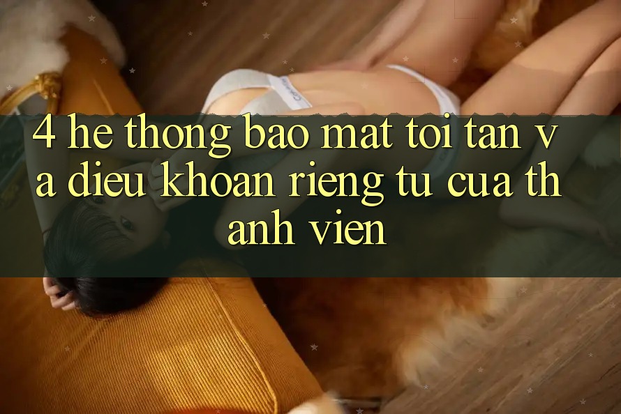 4. Hệ Thống Bảo Mật Tối Tân Và Điều khoản riêng tư Của Thành viên
