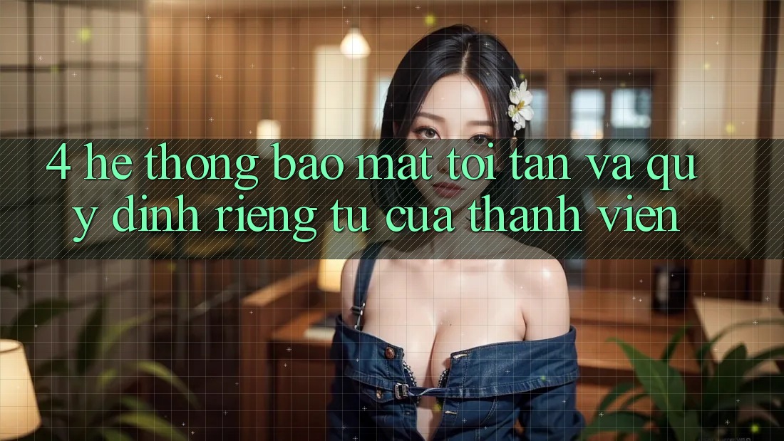 4. Hệ Thống Bảo Mật Tối Tân Và Quy định riêng tư Của Thành viên