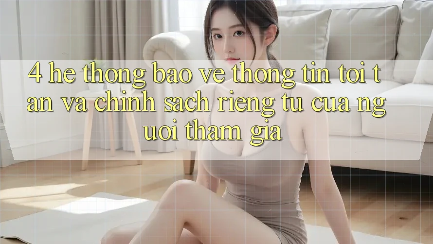4. Hệ Thống Bảo vệ thông tin Tối Tân Và Chính sách riêng tư Của Người tham gia 4. Hệ Thống Bảo vệ thông tin Tối Tân Và Chính sách riêng tư Của Người tham gia