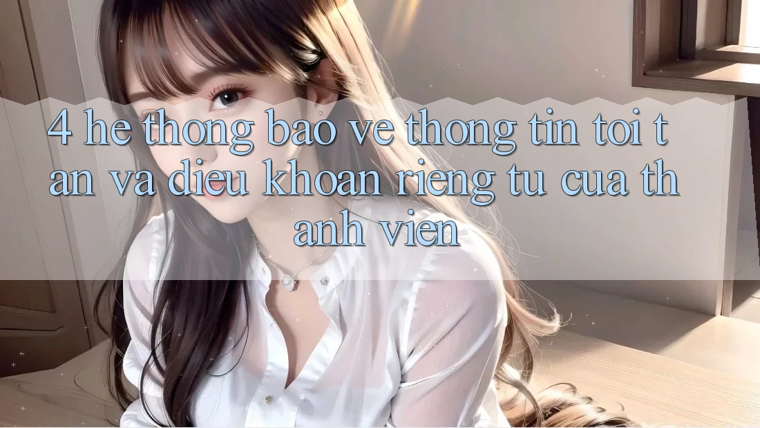 4. Hệ Thống Bảo vệ thông tin Tối Tân Và Điều khoản riêng tư Của Thành viên