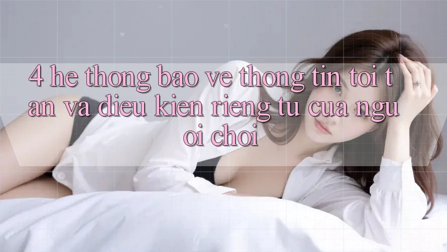 4. Hệ Thống Bảo vệ thông tin Tối Tân Và Điều kiện riêng tư Của Người chơi