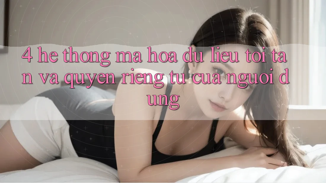 4. Hệ Thống Mã hóa dữ liệu Tối Tân Và Quyền Riêng Tư Của Người Dùng