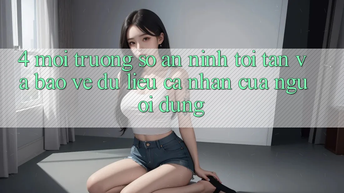 4. Môi trường số An ninh Tối Tân Và Bảo vệ dữ liệu cá nhân Của Người Dùng