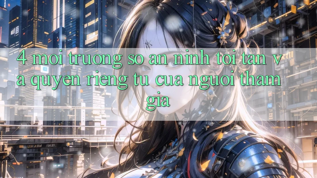 4. Môi trường số An ninh Tối Tân Và Quyền Riêng Tư Của Người tham gia