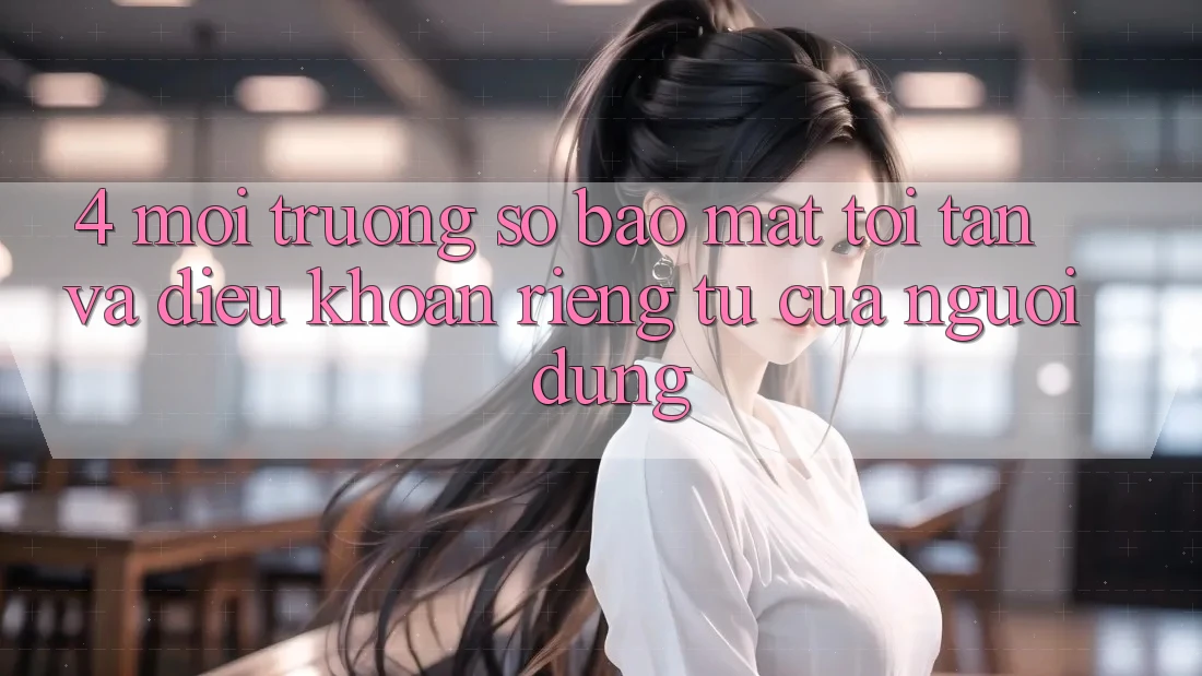 4. Môi trường số Bảo Mật Tối Tân Và Điều khoản riêng tư Của Người Dùng
