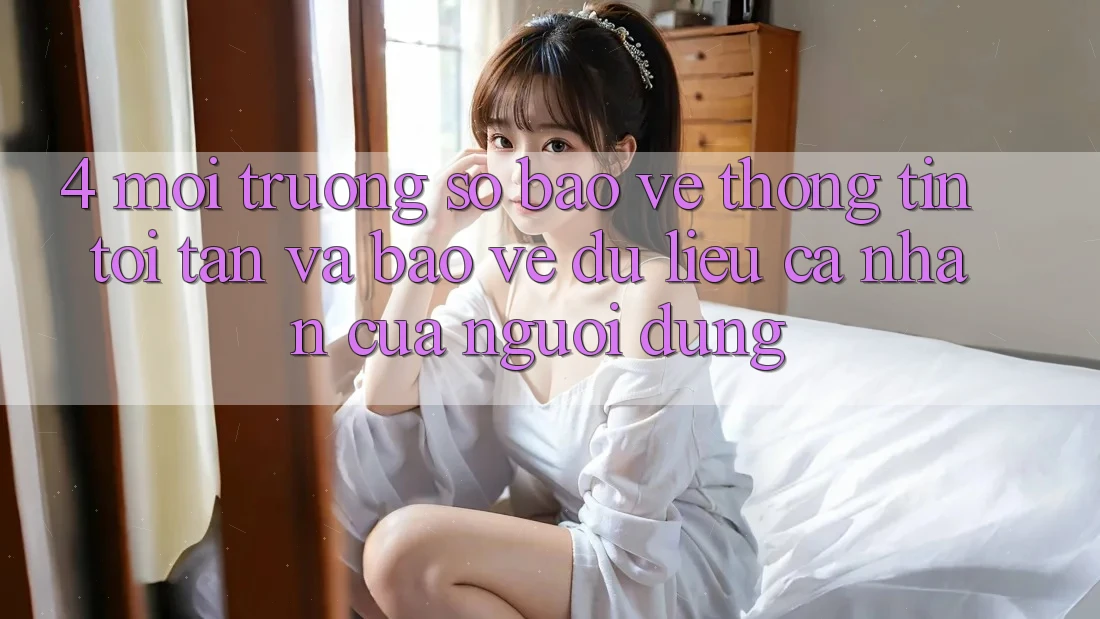 4. Môi trường số Bảo vệ thông tin Tối Tân Và Bảo vệ dữ liệu cá nhân Của Người Dùng