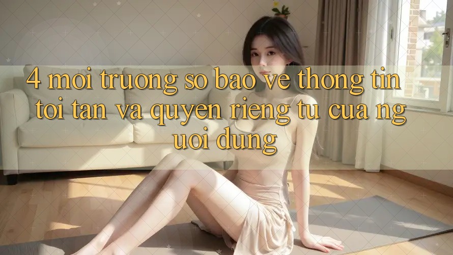 4. Môi trường số Bảo vệ thông tin Tối Tân Và Quyền Riêng Tư Của Người Dùng