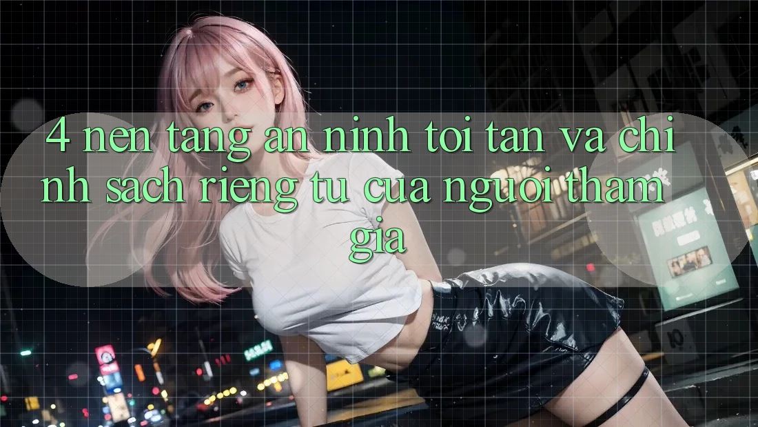 4. Nền tảng An ninh Tối Tân Và Chính sách riêng tư Của Người tham gia