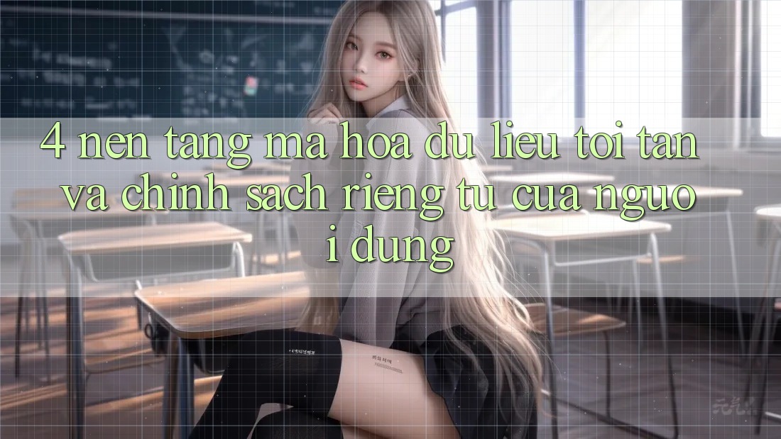 4. Nền tảng Mã hóa dữ liệu Tối Tân Và Chính sách riêng tư Của Người Dùng