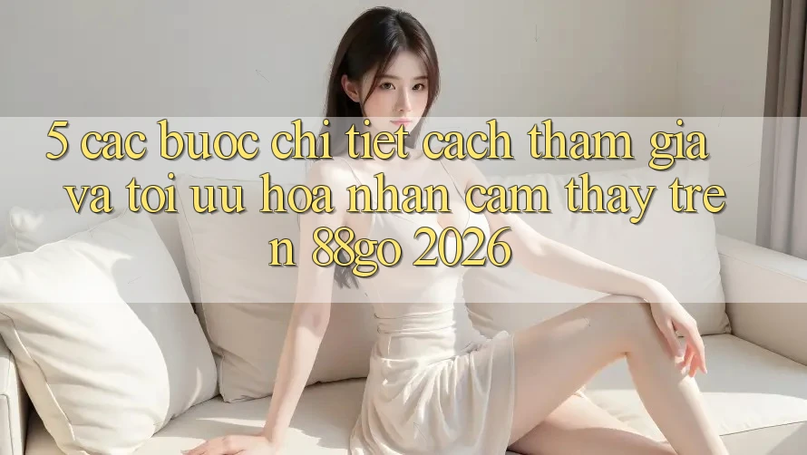 5. Các bước Chi Tiết Cách Tham Gia Và Tối Ưu Hóa Nhận cảm thấy Trên 88go 2026