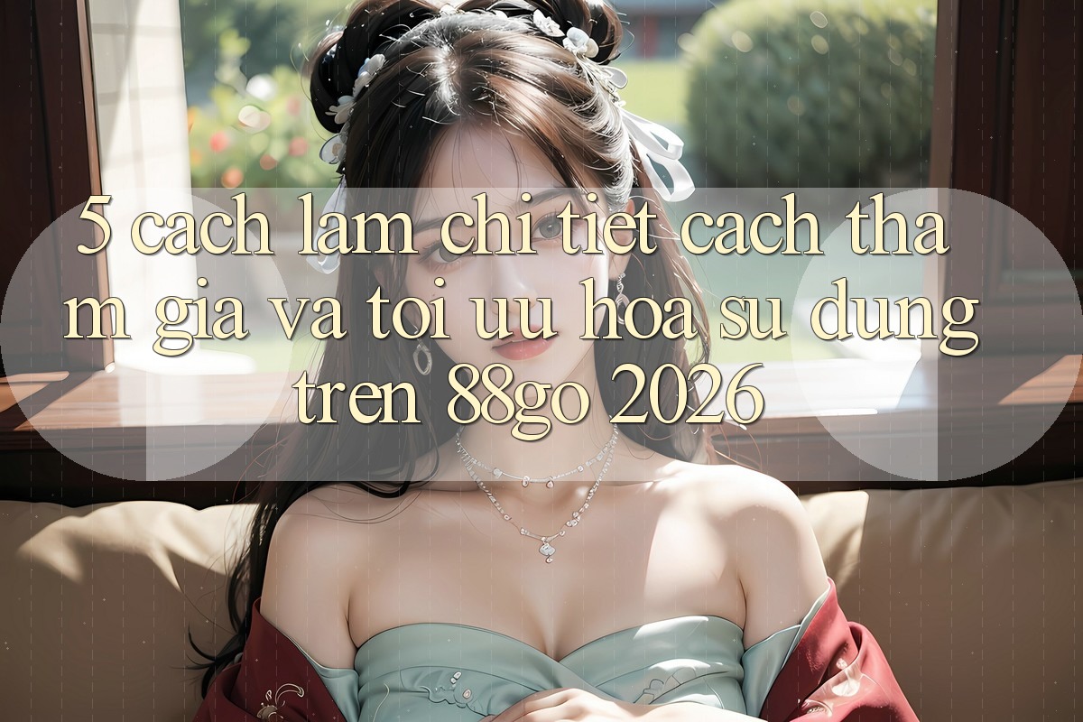 5. Cách làm Chi Tiết Cách Tham Gia Và Tối Ưu Hóa Sử dụng Trên 88go 2026