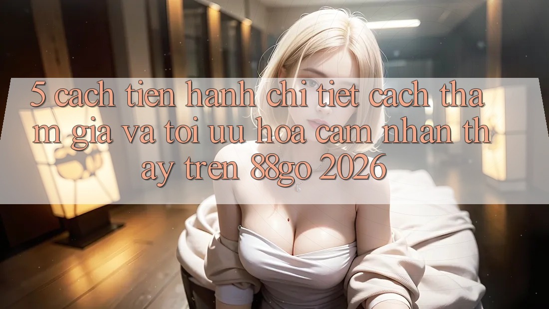 5. Cách tiến hành Chi Tiết Cách Tham Gia Và Tối Ưu Hóa Cảm nhận thấy Trên 88go 2026