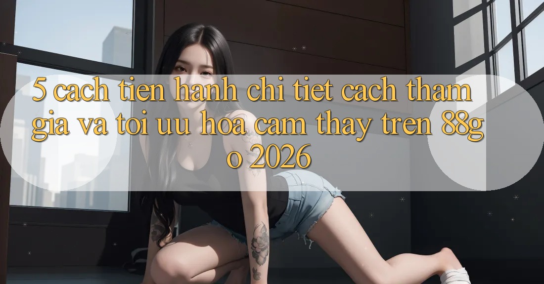 5. Cách tiến hành Chi Tiết Cách Tham Gia Và Tối Ưu Hóa Cảm thấy Trên 88go 2026