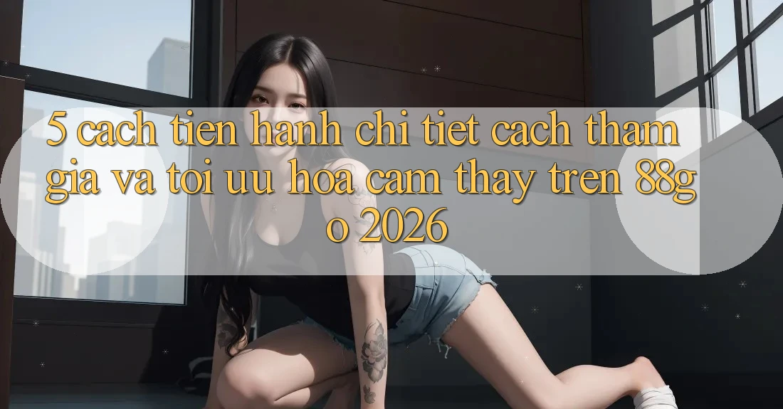 5. Cách tiến hành Chi Tiết Cách Tham Gia Và Tối Ưu Hóa Cảm thấy Trên 88go 2026