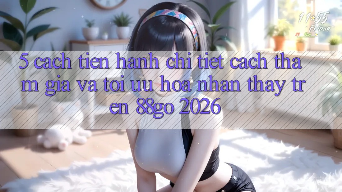5. Cách tiến hành Chi Tiết Cách Tham Gia Và Tối Ưu Hóa Nhận thấy Trên 88go 2026