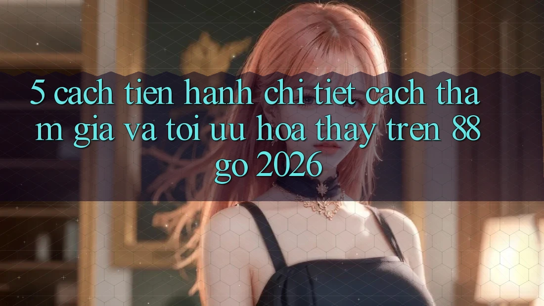 5. Cách tiến hành Chi Tiết Cách Tham Gia Và Tối Ưu Hóa Thấy Trên 88go 2026