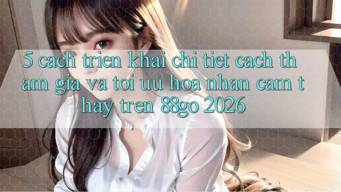 5. Cách triển khai Chi Tiết Cách Tham Gia Và Tối Ưu Hóa Nhận cảm thấy Trên 88go 2026