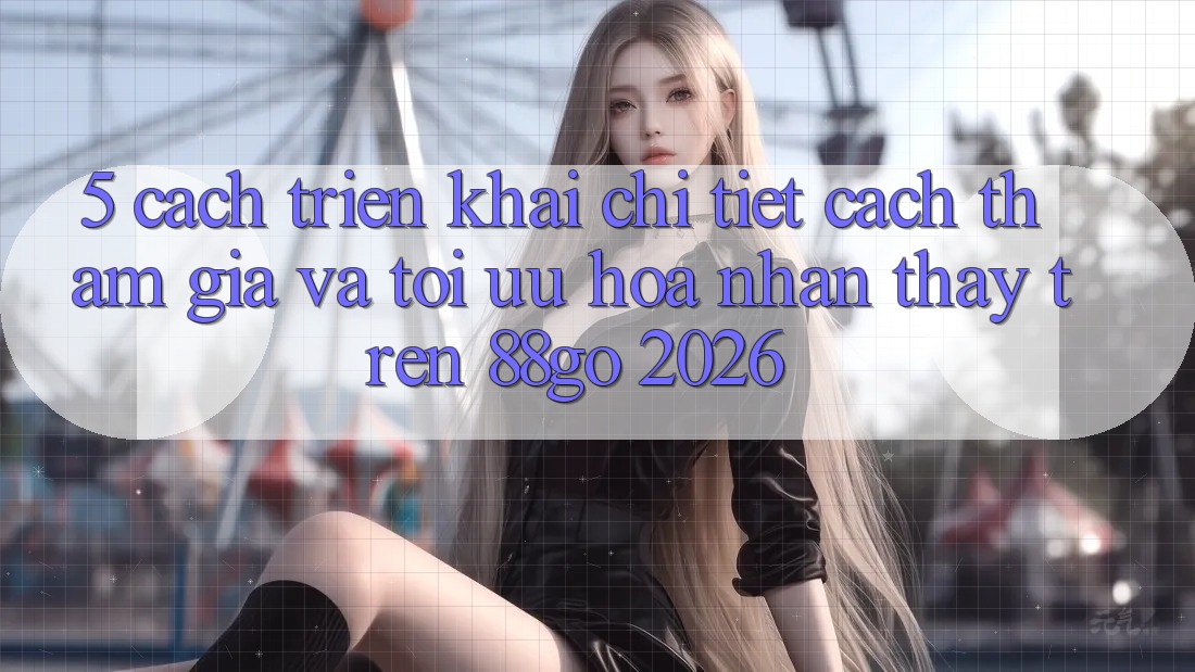 5. Cách triển khai Chi Tiết Cách Tham Gia Và Tối Ưu Hóa Nhận thấy Trên 88go 2026