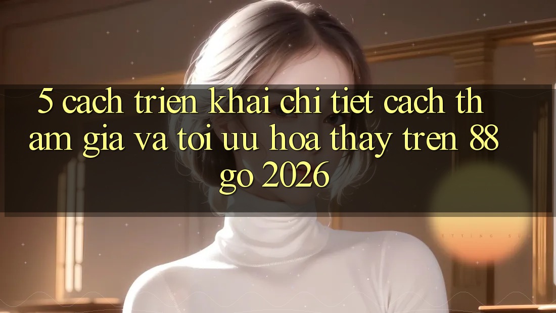 5. Cách triển khai Chi Tiết Cách Tham Gia Và Tối Ưu Hóa Thấy Trên 88go 2026