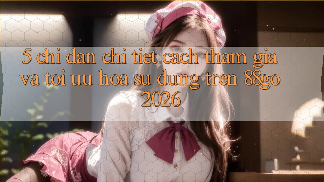 5. Chỉ dẫn Chi Tiết Cách Tham Gia Và Tối Ưu Hóa Sử dụng Trên 88go 2026