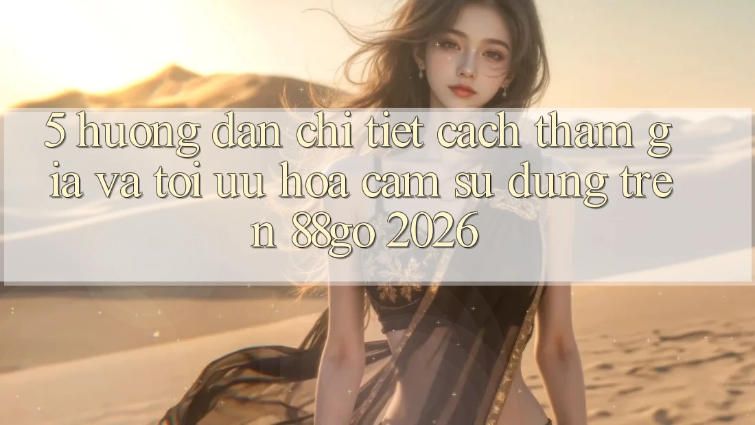 5. Hướng Dẫn Chi Tiết Cách Tham Gia Và Tối Ưu Hóa Cảm sử dụng Trên 88go 2026