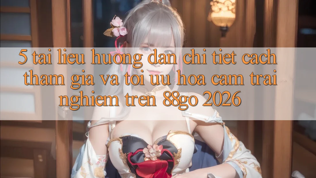 5. Tài liệu hướng dẫn Chi Tiết Cách Tham Gia Và Tối Ưu Hóa Cảm trải nghiệm Trên 88go 2026