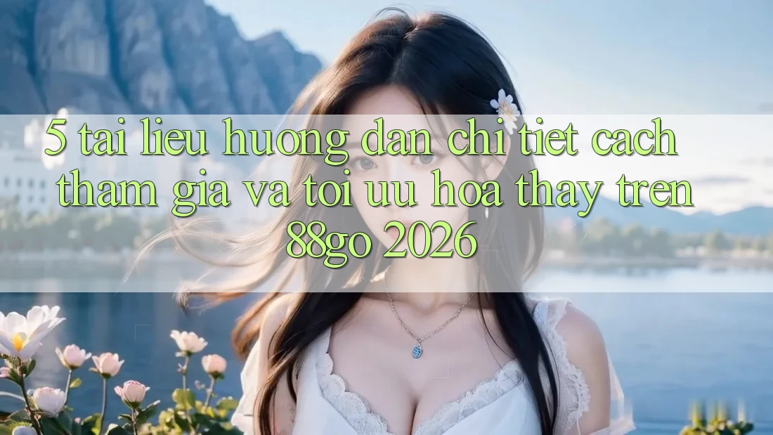 5. Tài liệu hướng dẫn Chi Tiết Cách Tham Gia Và Tối Ưu Hóa Thấy Trên 88go 2026