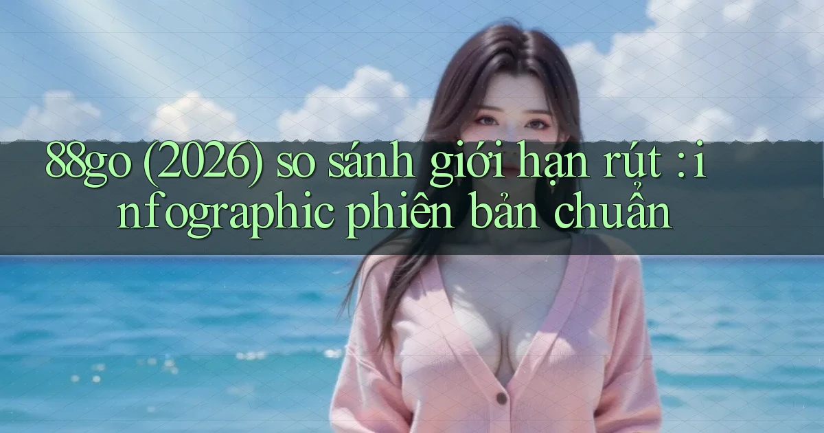88go (2026) so sánh giới hạn rút infographic phiên bản chuẩn