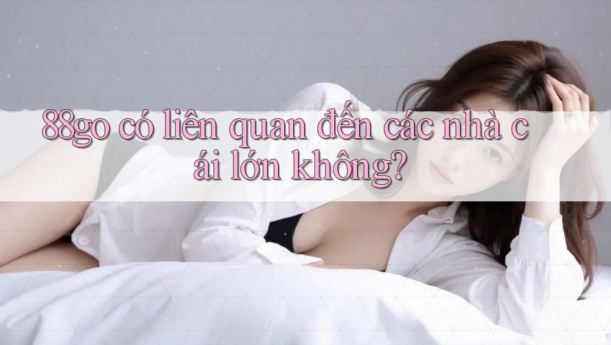 88go có liên quan đến các nhà cái lớn không?