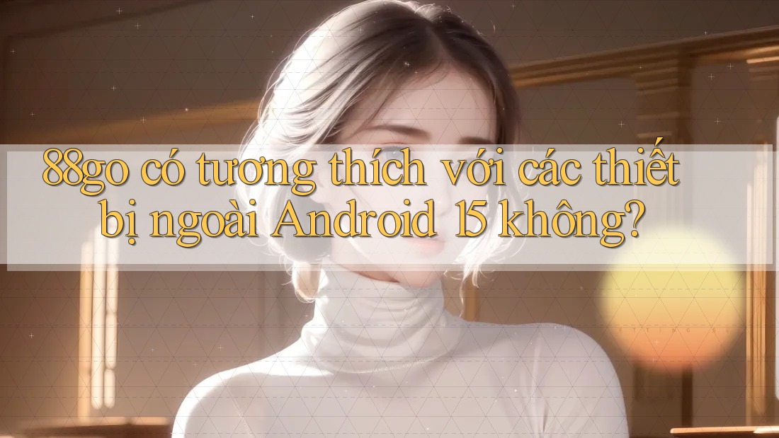 88go có tương thích với các thiết bị ngoài Android 15 không?