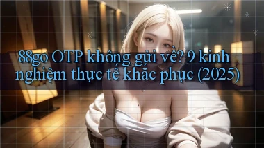 88go OTP không gửi về 9 kinh nghiệm thực tế khắc phục (2025)
