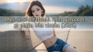 88go so sánh thanh toán check list phiên bản chuẩn (2026)
