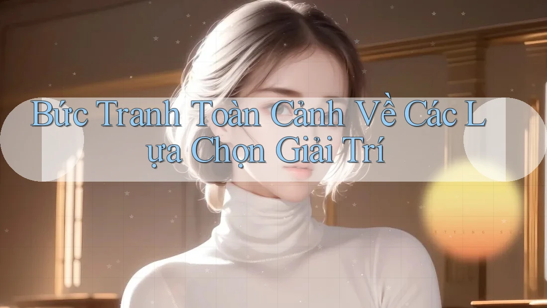 Bức Tranh Toàn Cảnh Về Các Lựa Chọn Giải Trí