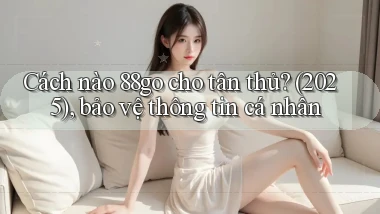 Cách nào 88go cho tân thủ (2025), bảo vệ thông tin cá nhân