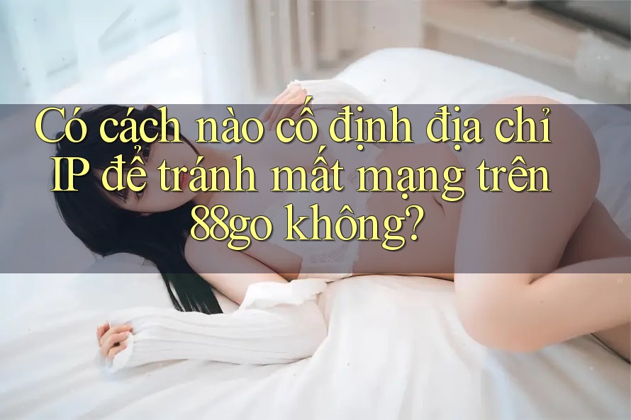 Có cách nào cố định địa chỉ IP để tránh mất mạng trên 88go không?
